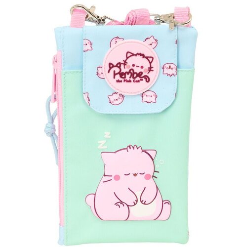 SAFTA Torbica za mobitel Pembe The Pink Cat s podesivom vezicom Slike