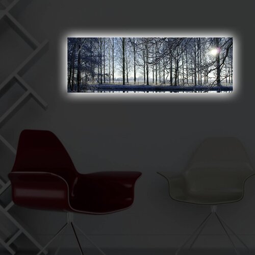 Opviq slika na platnu sa LED osvetljenjem 30x90cm Cene