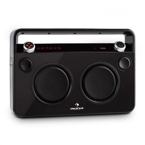 Auna BEBOP GHETTOBLASTER, CRNA, BLUETOOTH USB AUX MIC