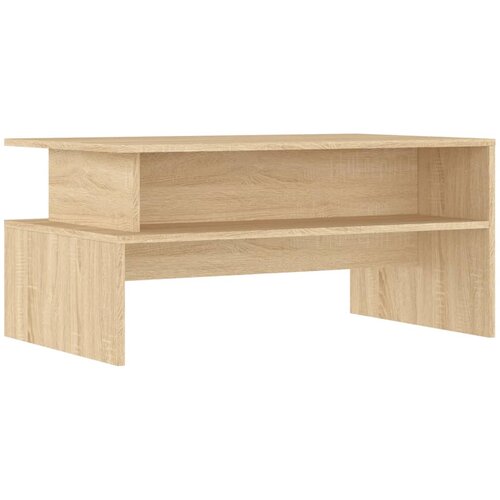 Maison Chic Klubska mizica - kavna mizica - Nizka mizica sonoma hrast 90x55x42,5 cm inženirski les, (21752722) Slike