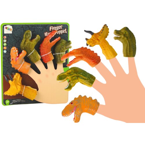  Finger Puppets Dinosaurs Animals 5 pcs. Cene