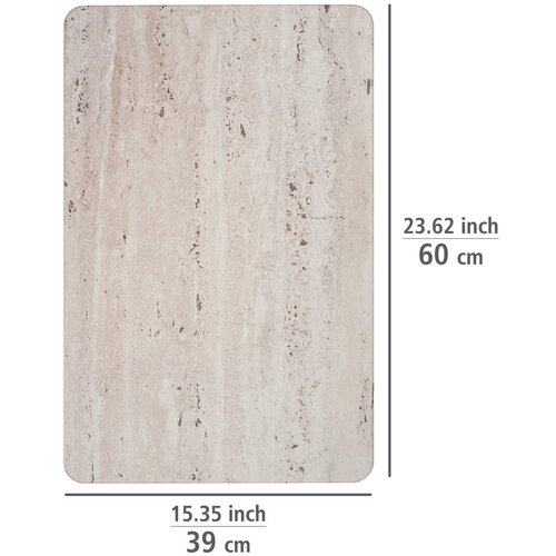 Wenko Svetlo rjava kopalni&amp;scaron;ka preproga iz diatomejske zemlje 39x60 cm Puna &amp;ndash; Slike