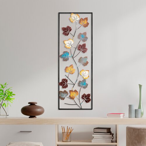 Opviq Zidna dekoracija Platane, 32x90 cm, &amp;Scaron;arena Slike