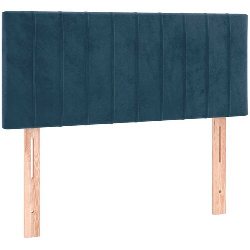 Box spring krevet s madracem tamnoplavi 120 x 200 cm bar&amp;scaron;unasti Slike