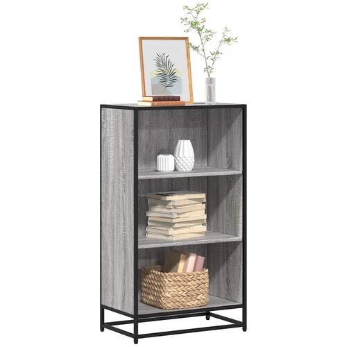 vidaXL Knjižna omara siva sonoma 60x35x107,5 cm Cene