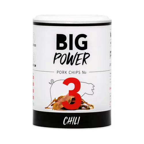 BIG Power Fitness Snack čips od šunke - No 3 Chili