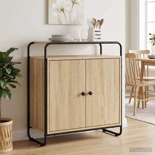  Komoda Hrast sonoma 68 x 35 x 75 cm Konstruirano drvo Cene