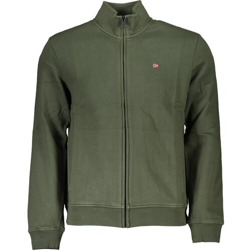 Napapijri MEN&amp;amp;#39;S GREEN ZIP SWEATSHIRT Slike