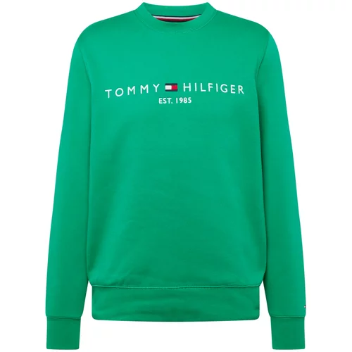 Tommy Hilfiger Sweater majica mornarsko plava / zelena / crvena / bijela