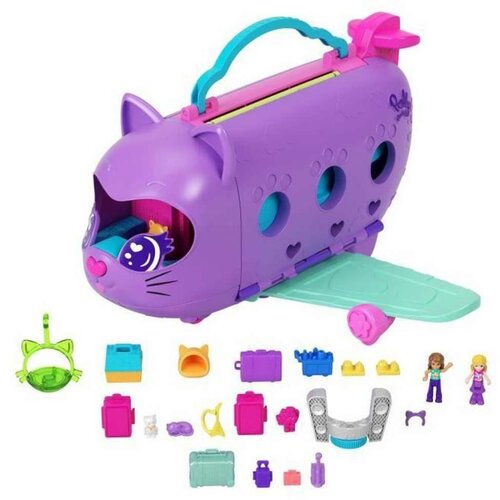  Mattel Polly Pocket: Avanture v Riu - Preoblikovljivi Kitty Airways (HWP19), (22103142) Cene