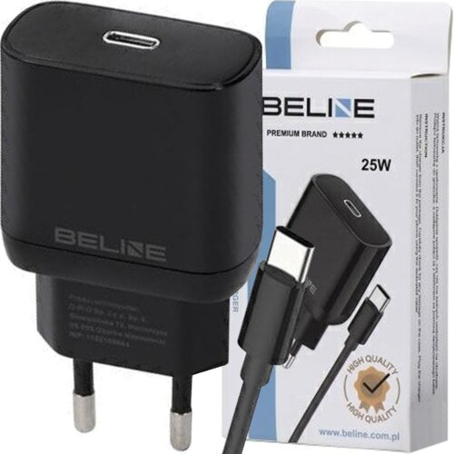 Beline OMREŽNI POLNILEC 1X USB-C 25W + USB-C PD 3.0 KABEL ZA TELEFONE, (21974760) Cene