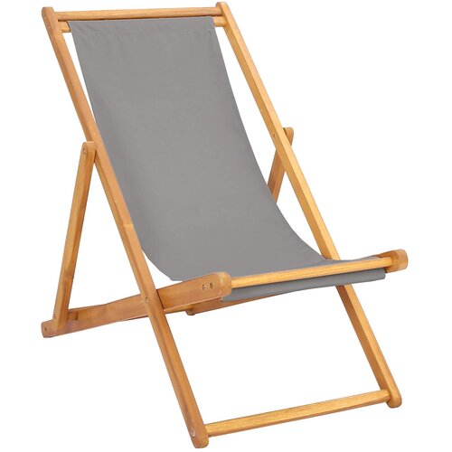  Ležaljka Svjetlosiva Čvrsto teak drvo Slike
