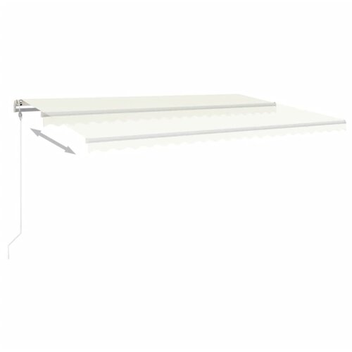 Tenda na automatsko uvlačenje 500 x 350 cm krem Slike
