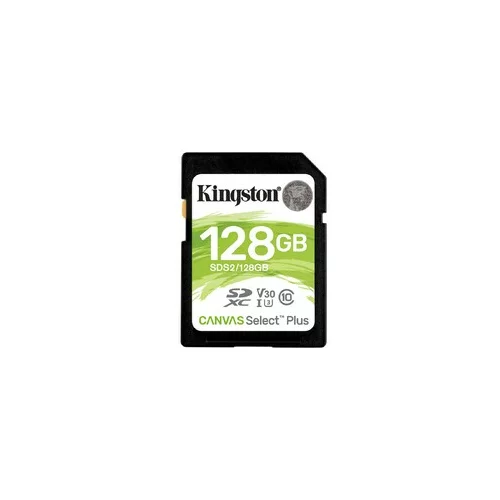 Kingston Canvas Select Plus SD 128GB Class10 UHS-I FullHD 1080p 4K (SDS2/128GB) spominska kartica
