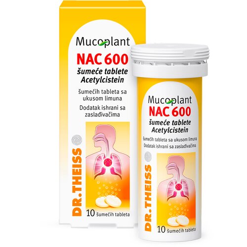 Dr. Theiss Mucoplant Nac, 10 &scaron;umećih tableta Cene