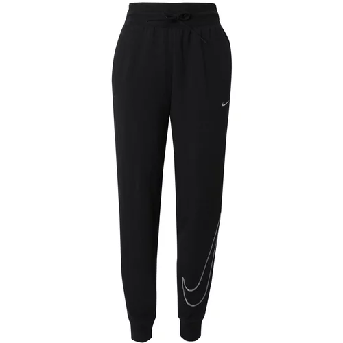 Nike Sportske hlače 'ONE PRO' crna / bijela