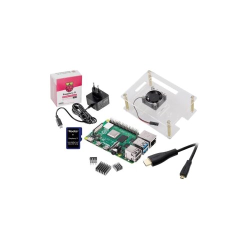 TRU COMPONENTS Class-Room-Set 5x Raspberry Pi&amp;reg; 4 B 1 GB 4 x 1.5 GHz uklj. kući&amp;scaron;te, uklj. napajanje, uklj. HDMI kabel , u Slike