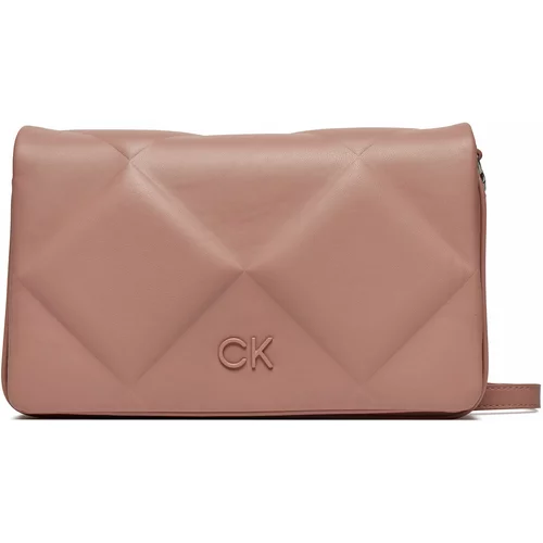 Calvin Klein Ročna torba Re-Lock Quilt Shoulder Bag K60K611021 Ash Rose VB8