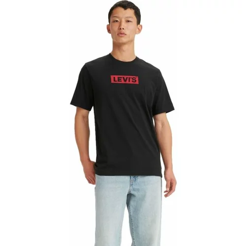 Levi's SS RELAXED FIT TEE BOXTAB Muška majica, crna, veličina