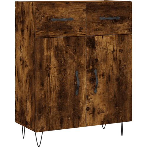 Maison Chic Komoda - Predalnik dimljeni hrast 69,5x34x90 cm inženirski les, (21718453) Cene