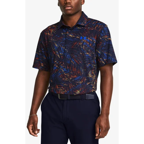 Under Armour UA Playoff 3.0 Printed Polo majica Modra