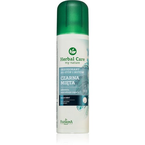 Farmona Herbal Care Black Mint dezodorant v pršilu za noge in čevlje 150 ml Cene