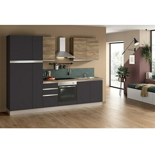 Marinelli Cucine Montažna kuhinja Ametista (Širina: 285 cm, S električnim uređajima) Cijene