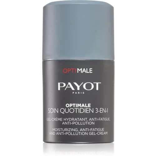 Payot Optimale Moisturizing Anti-Fatigue and Anti-Pollution Gel-Cream vlažilna gel krema 3v1 za moške 50 ml