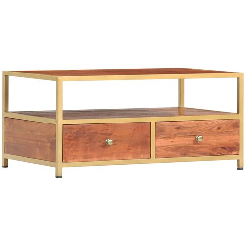 vidaXL Stolić za kavu 90 x 50 x 40 cm od masivnog drva bagrema Cijene