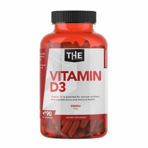 The Nutrition vitamin D3 200iu 90 kapsula Slike