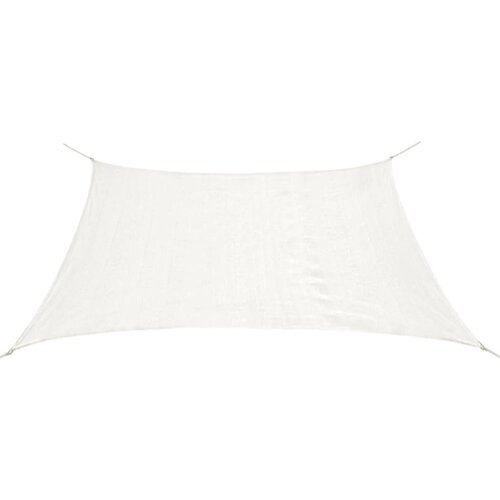 VidaXL Senčno jadro HDPE kvadratne oblike 2x2 m bele barve, (20610893) Slike