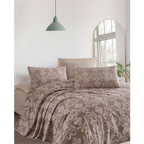 Aberto Design set Double prekrivač Pure, 200x230cm, Smeđa Slike