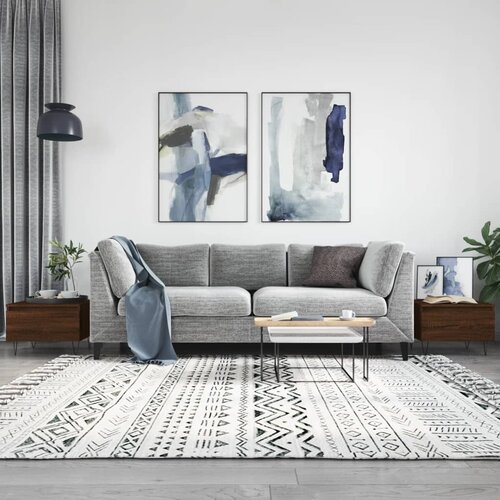  Stolići za kavu 2 kom boja hrasta 50x46x35 cm konstruirano drvo Cene