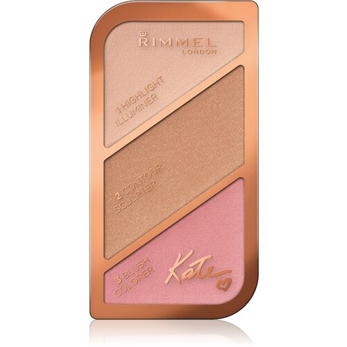 Rimmel London Kate paleta za konturiranje 18,5 g nijansa 001 Golden Sands za žene Cijene