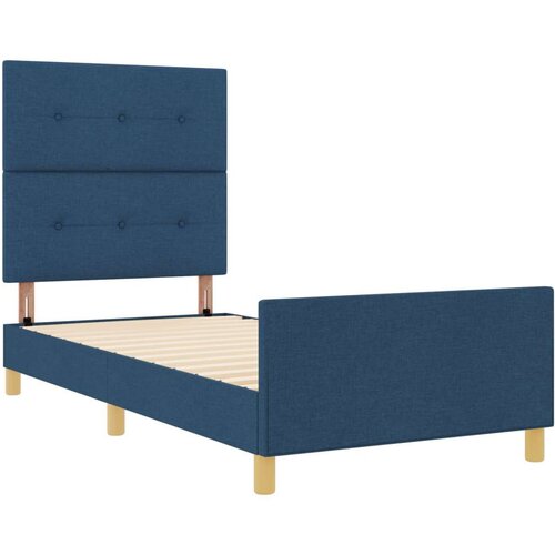  Okvir kreveta Plavi 100x200 cm Tkanina Slike