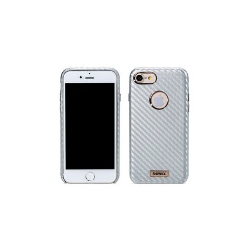  Za&amp;scaron;titna futrola Remax carbon case iPhone 7 silver Slike