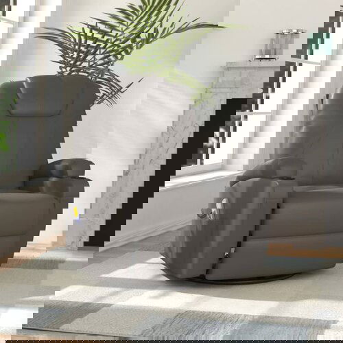 vidaXL Ljuljajuća masažna fotelja od umjetne kože antracit Cijene