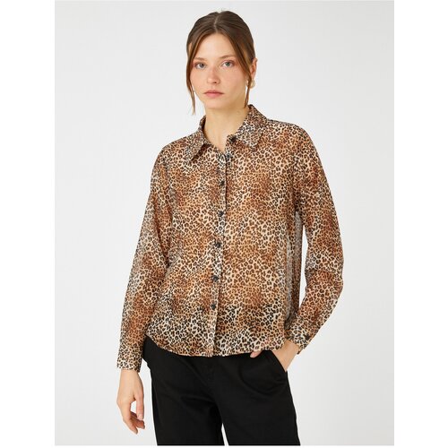 Koton Long Sleeve Chiffon Shirt With Buttons Slike