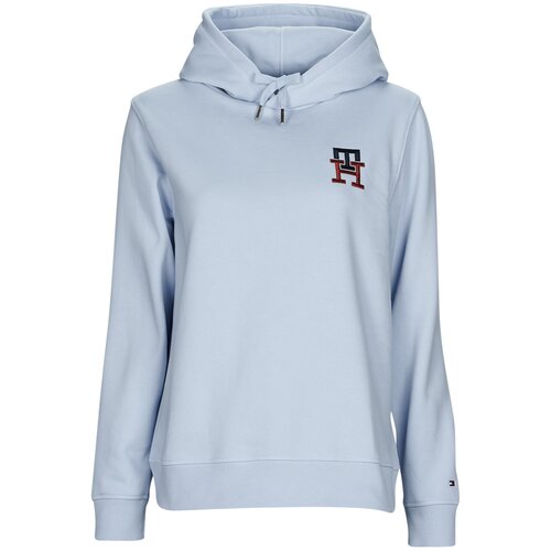 Tommy Hilfiger REG MONOGRAM EMB HOODIE Blue Slike
