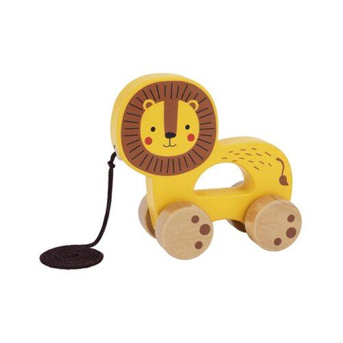 Tooky Toy Igračka drveni lav sa užetom za povlačenje TJ008A Cijene
