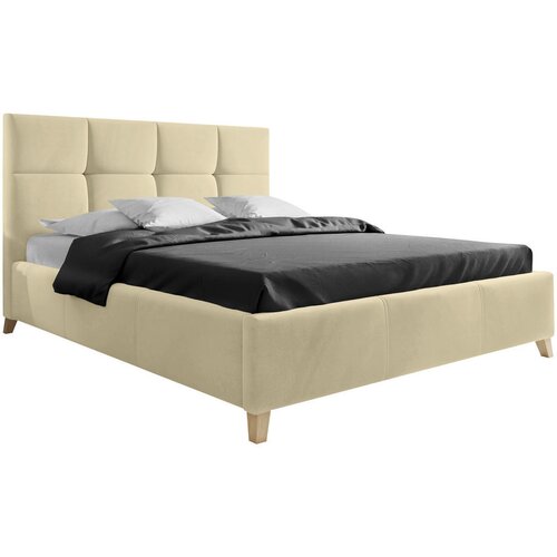 CARRYHOME OBLAZINJENA POSTELJA 160 cm x 200 cm , tekstil bež Cene