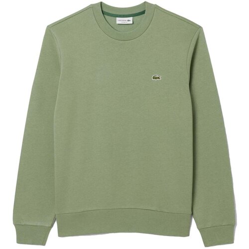 Lacoste Fleece Crew Sweatshirt Thyme Zelena Slike