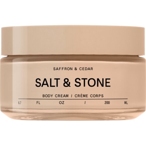SALT & STONE Saffron & Cedar Body Cream - 200 ml Cene