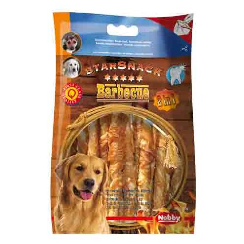 Nobby starsnack barbecue piščanec na palčkah, 12,5 cm, – 113 g Cene
