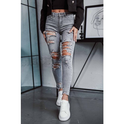 Beloved Tadeo jeans hlače sive Cene