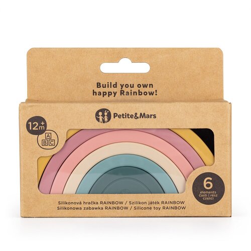 Petite&amp;amp;Mars Rainbow 12m+ aktivnostna igrača Intense Ochre 1 kos Slike