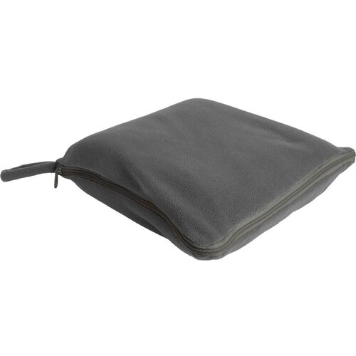 Odeja flis rest z blazino 120x150 180g PROMOCIJA - TEMNO SIVA Slike