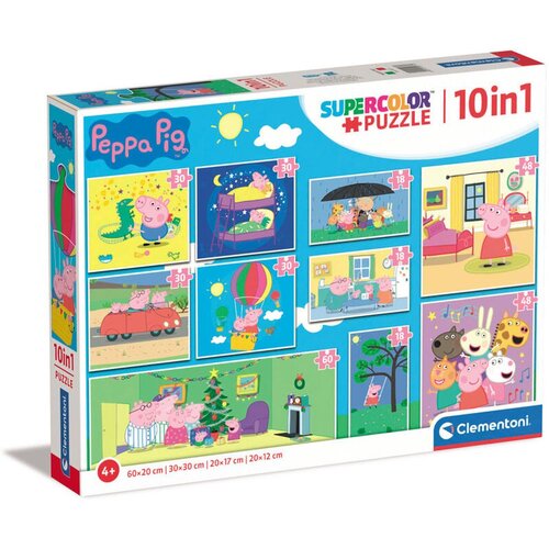 Clementoni Slagalica za djecu 10 u 1 Peppa Pig Cene