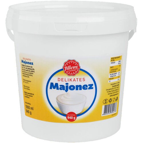 FILLENY FOODS Delikates majonez, 1kg Cene
