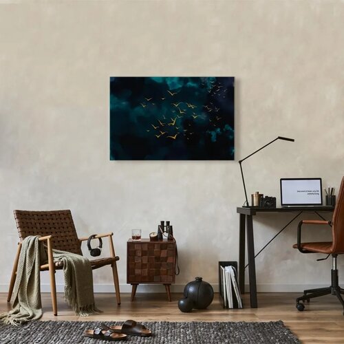  Slika - Sky Before the Storm (1 Part) Wide 120x80 Na talijanskom platnu Slike